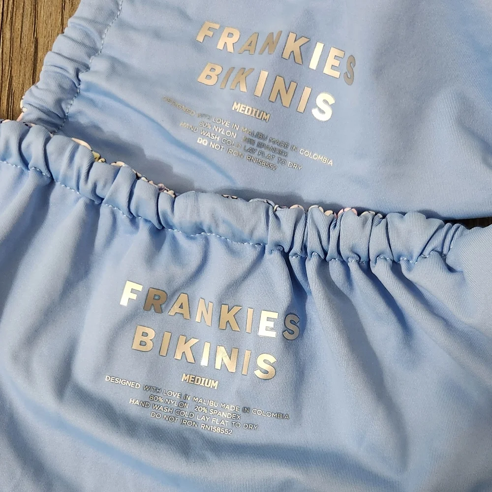 Frankies Bikini Gabe Halter String‎ Bikini Top With Matching Bottom